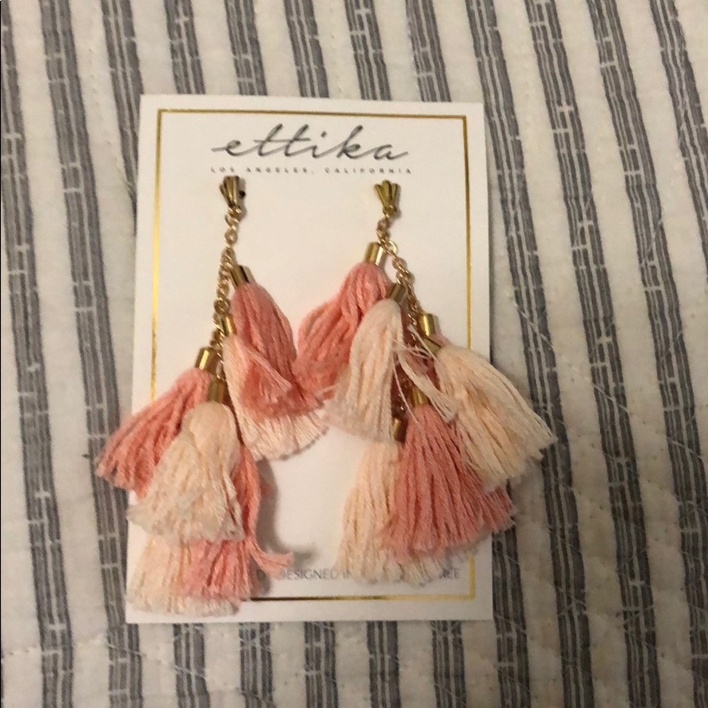 Ettika tassel earrings